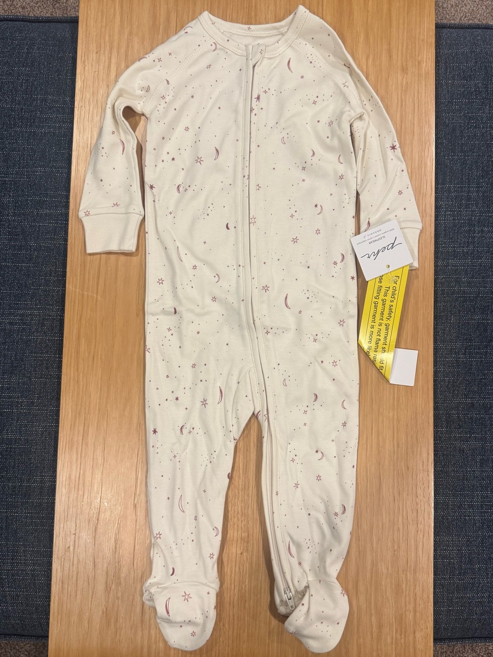 Pehr Zip-Front sleeper pajamas 6-12m